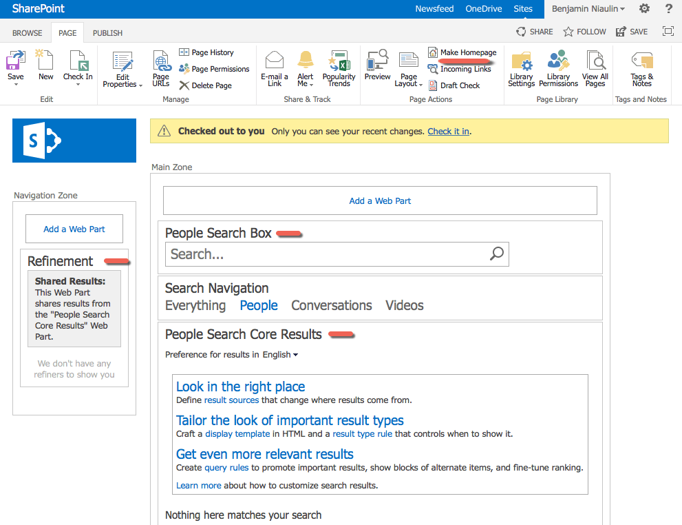 sharepoint search results