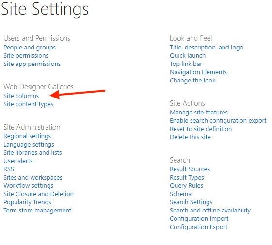 types of sharepoint sites