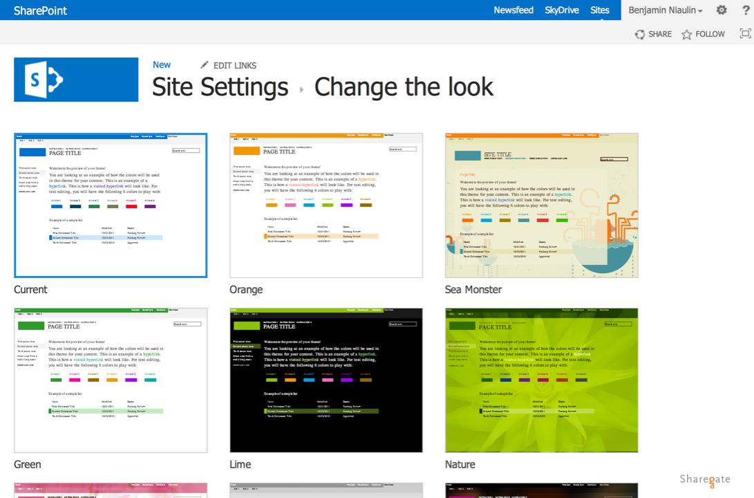 sharepoint edit site template