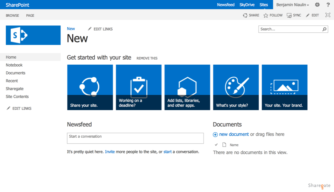 SharePoint 2013 color palette tool Sharegate