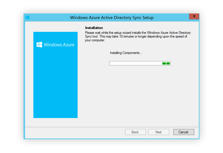 Window Azure Active Directory Sync Installation