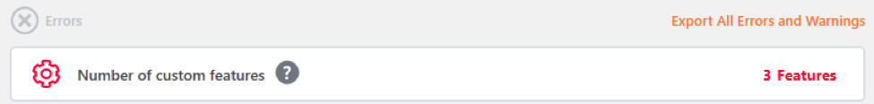 Number of SharePoint Custom Features