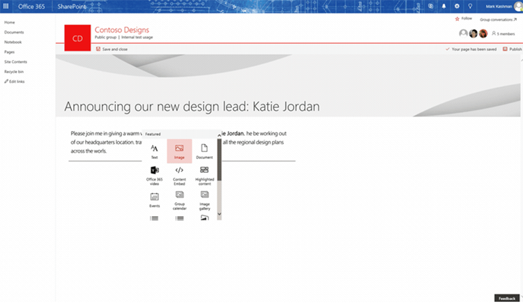 SharePoint-Team-News