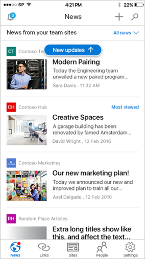 SharePoint App News Aggregator