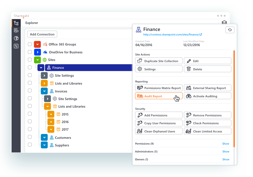 Enforce your governance and compliance policies