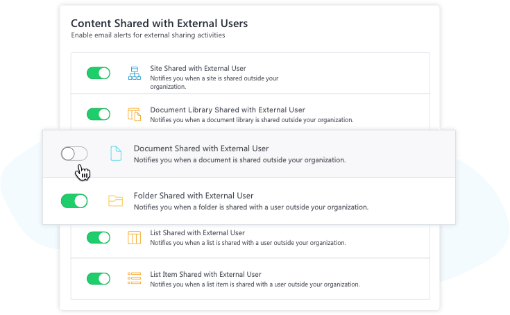 Monitor external sharing with Sharegate