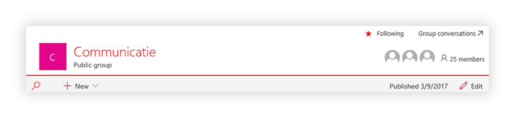 SharePoint Team Site navigation