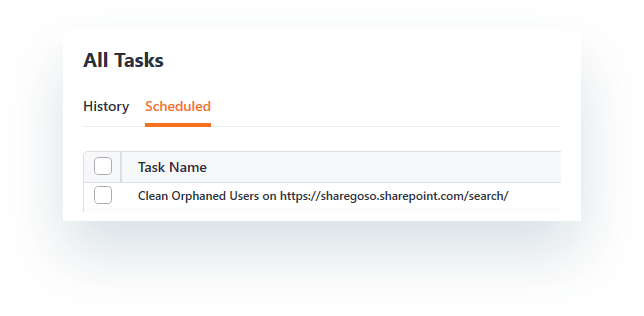 View all tasks in Sharegate