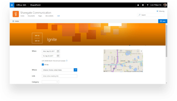 Bing search integration for Communication sites in SharePoint Online