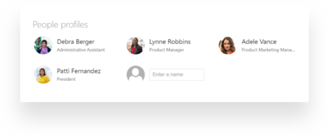 People Profile web part for Communication sites in SharePoint Online