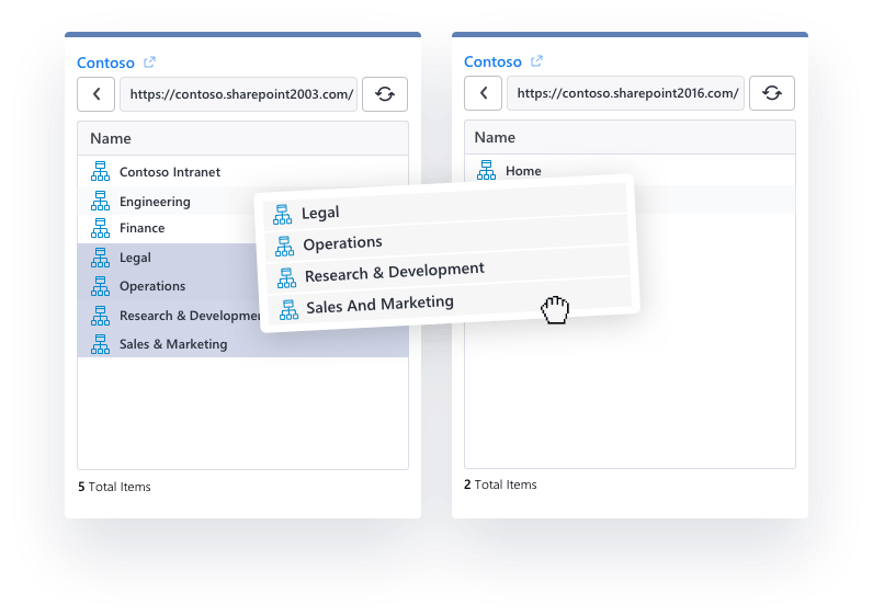 SharePoint migration tool