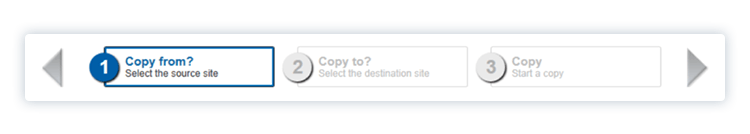 Sharegate's old breadcrumb