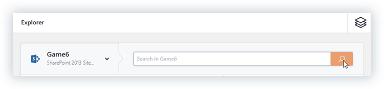 Search for Subsites in the Explorer