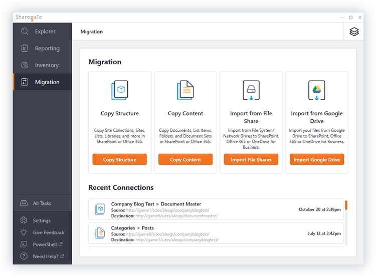 The New Unified and Intuitive Migration Interface