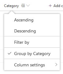 Group by Category on Modern SharePoint