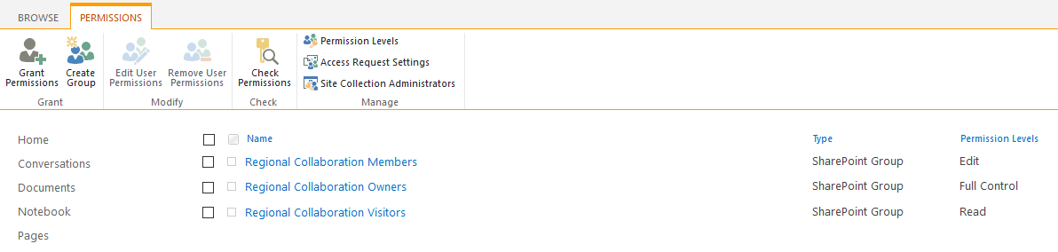 Advanced SharePoint site permissions